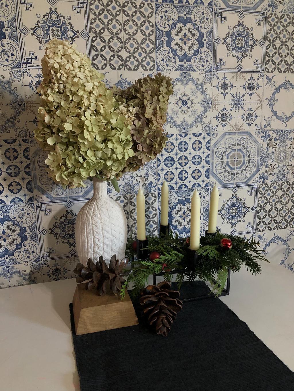 Rusted Pine Cone Sculpture - size 20 cm x 9 cm